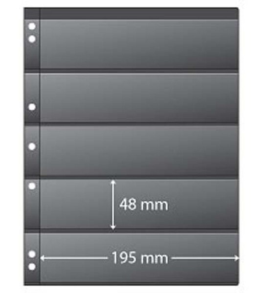 5 Row Clear Stamp Binder Pages.